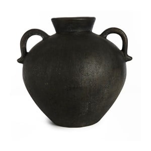 Čierna keramická váza Simla Heritage, výška 32 cm