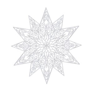 Biela závesná dekorácia Ewax Adornada, ⌀ 45 cm