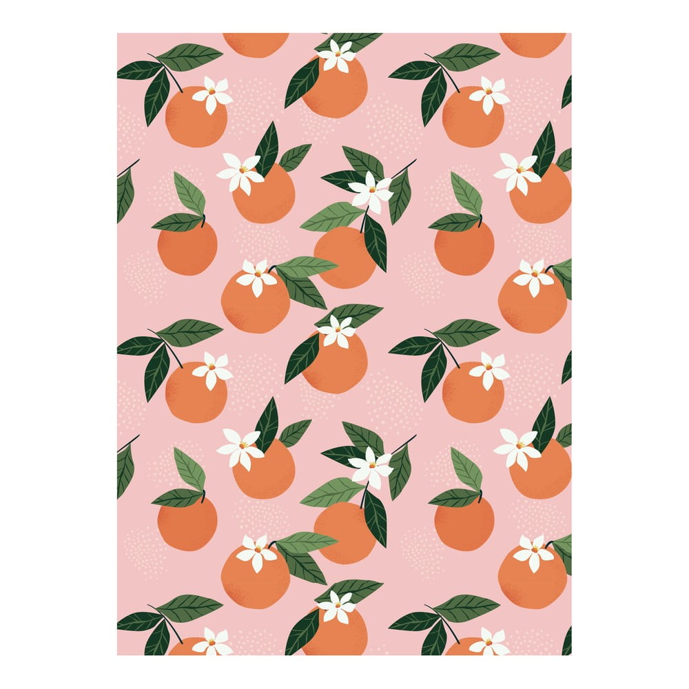 E-shop Baliaci papier eleanor stuart Floral No. 5 Orange