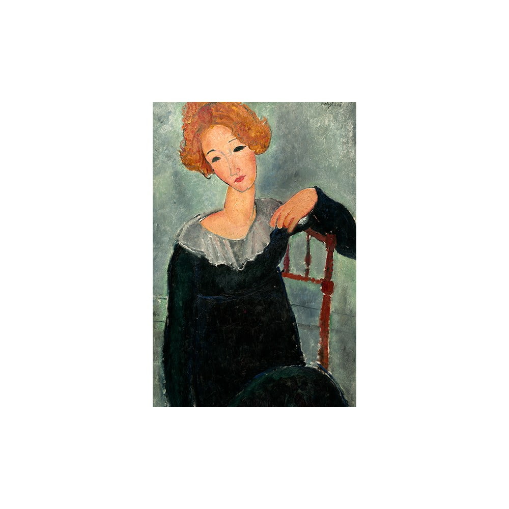E-shop Reprodukcia obrazu Amedeo Modigliani - Woman with Red Hair, 60 x 40 cm