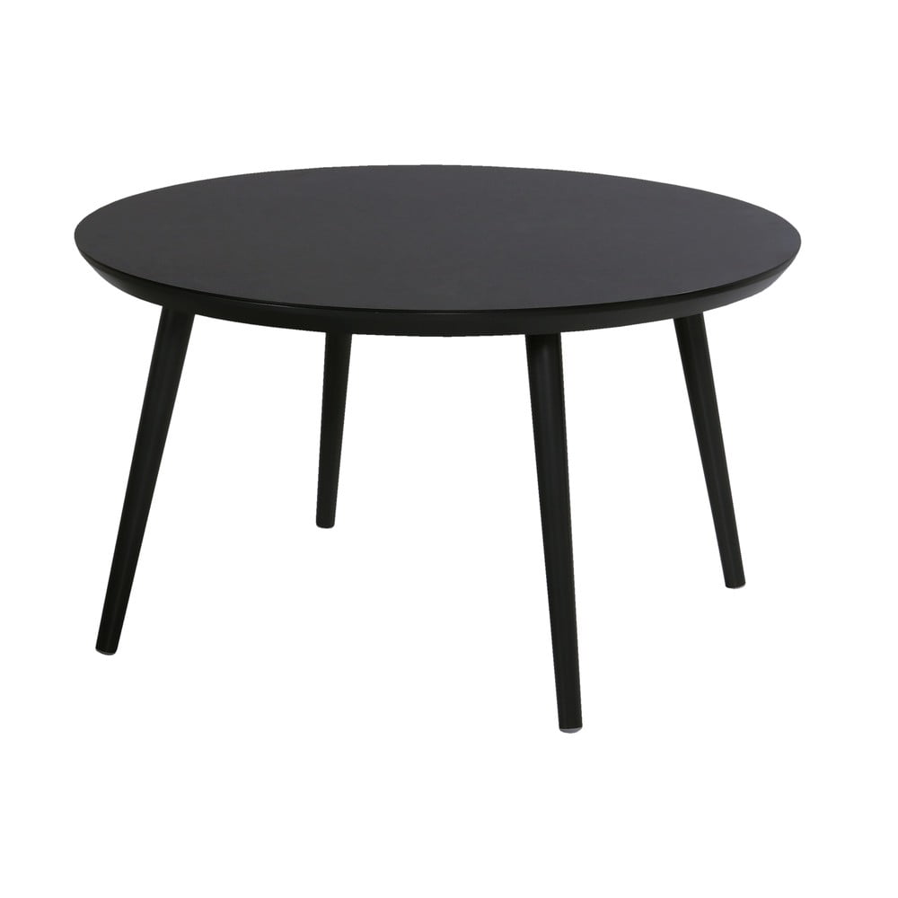 E-shop Čierny záhradný stôl Hartman Sophie, ø 128 cm