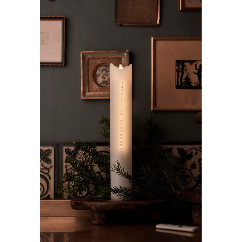 E-shop Adventná LED sviečka Sirius Sara Gold, 29 cm