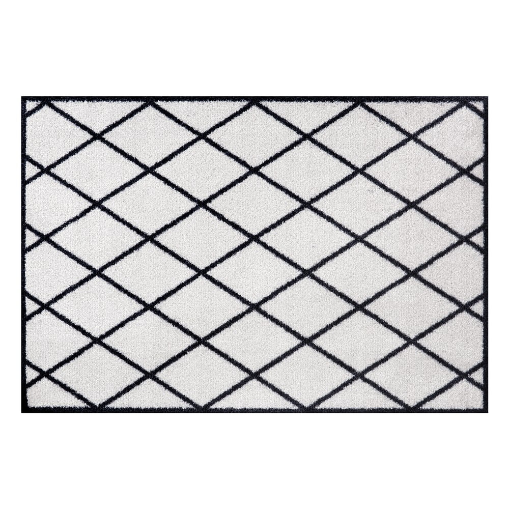 E-shop Bielo-čierna rohožka Zala Living Scale, 50 × 70 cm