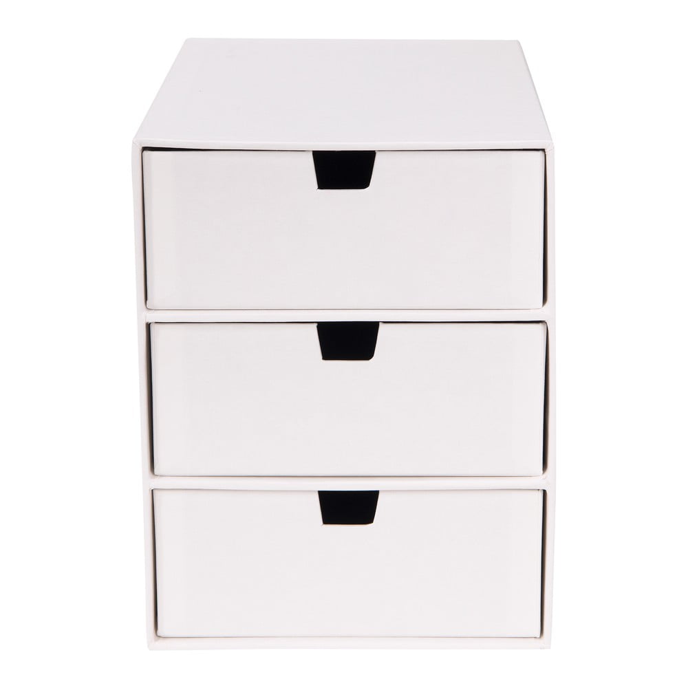 E-shop Biely zásuvkový box s 3 zásuvkami Bigso Box of Sweden Ingrid