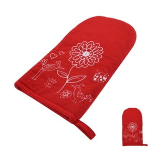 Červená teflonová rukavica s magnetem Orion Kvet