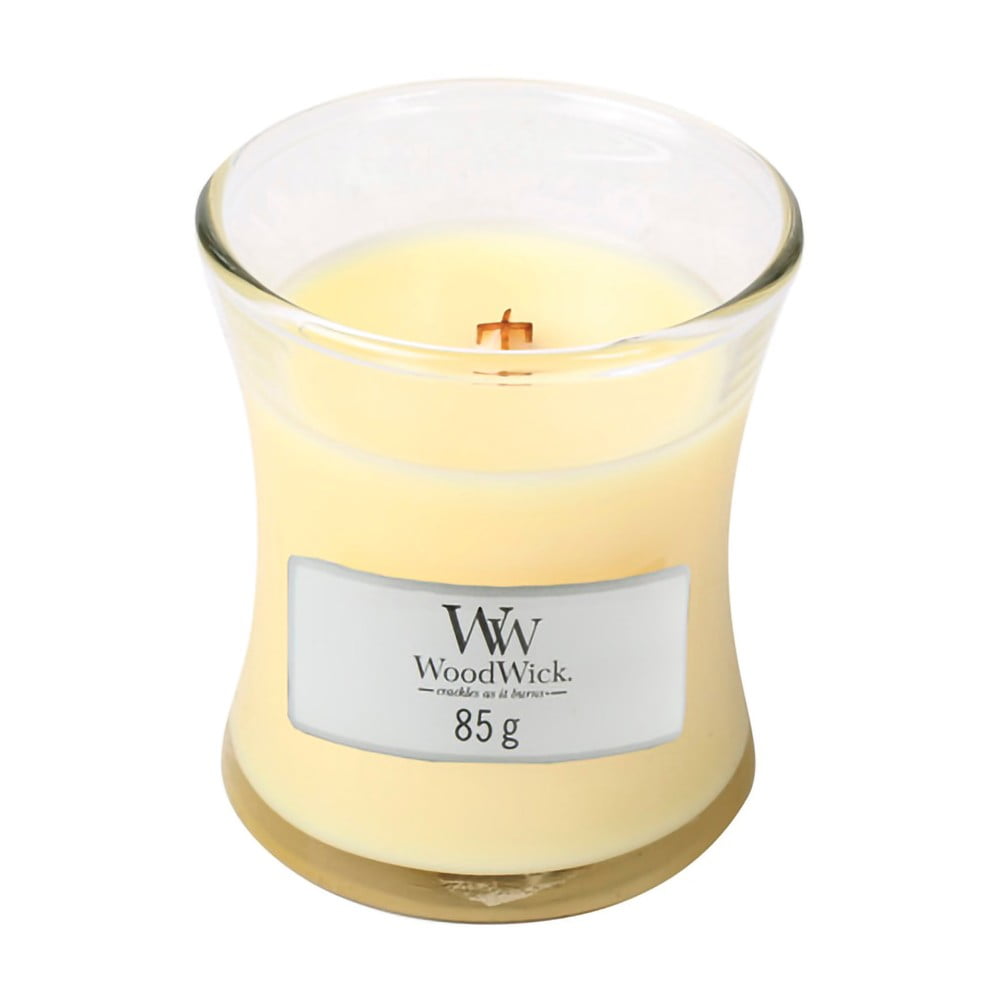 Obrázok Woodwick Lemongrass & Lily vonná sviečka 85 g s dreveným knotom 