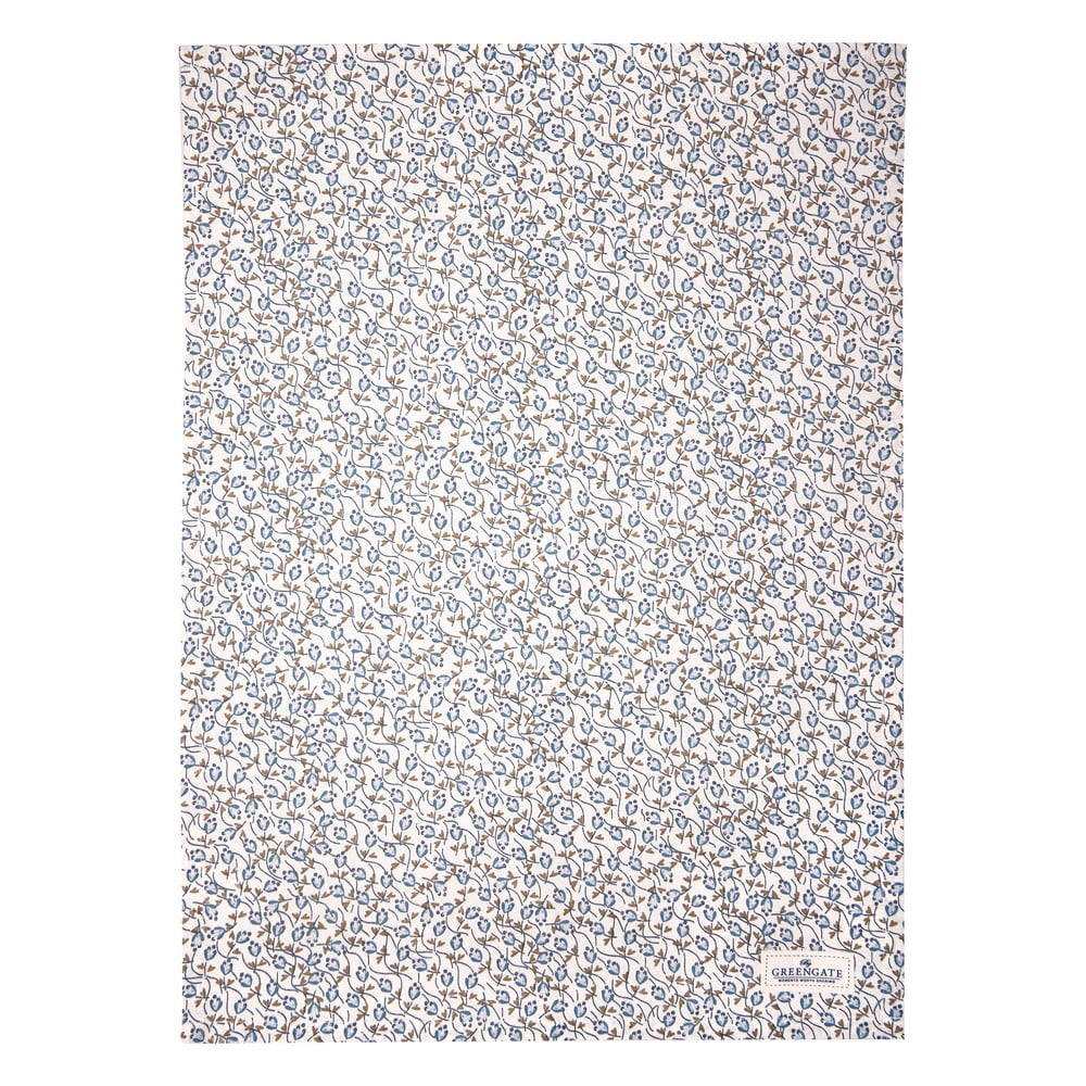 E-shop Modro-biela bavlnená utierka Green Gate Addison, 50 x 70 cm