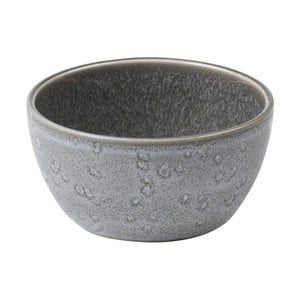 Sivá kameninová miska s vnútornou glazúrou v sivej farbe Bitz Mensa, priemer 10 cm