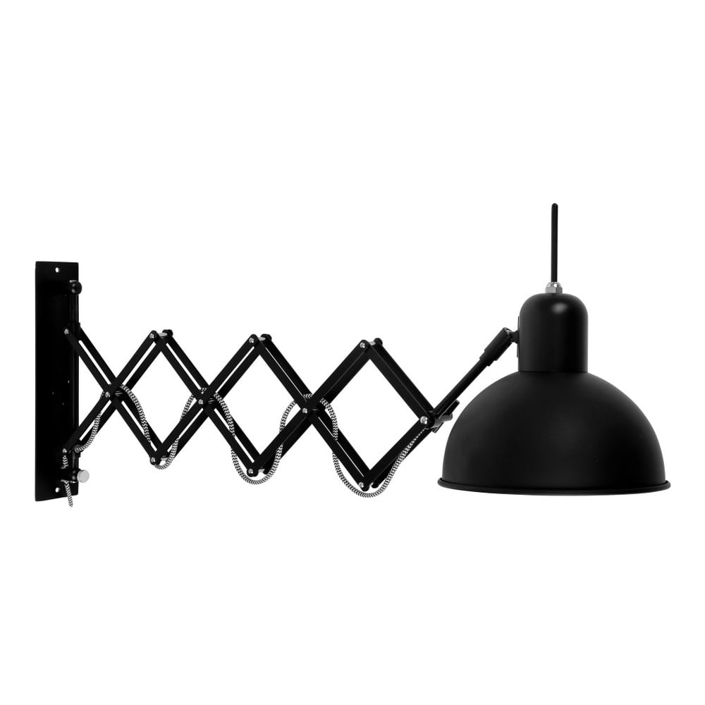 E-shop Čierna nástenná lampa Citylights Aberdeen