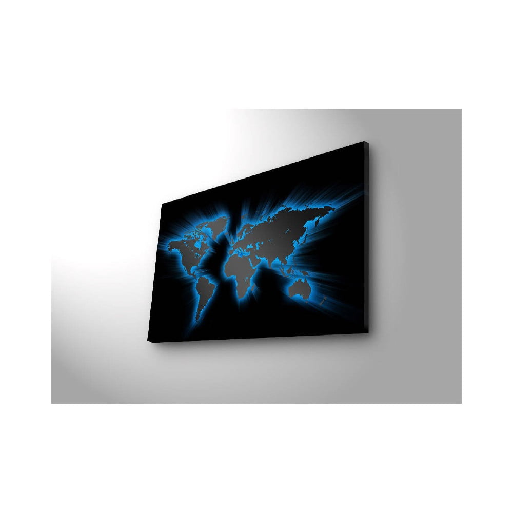 E-shop Podsvietený obraz Oliver, 70 × 45 cm