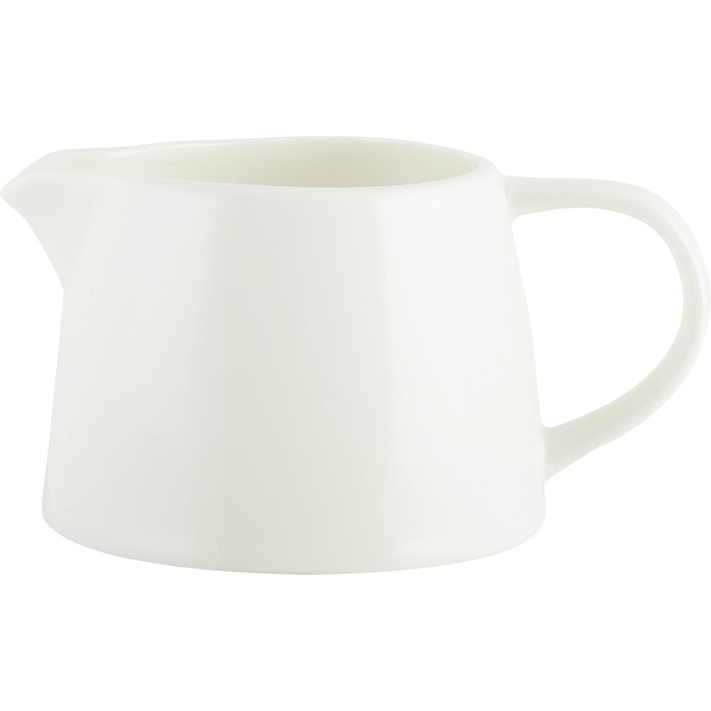 E-shop Biela porcelánová nádoba na mlieko Mikasa Ridget, 0,4 l
