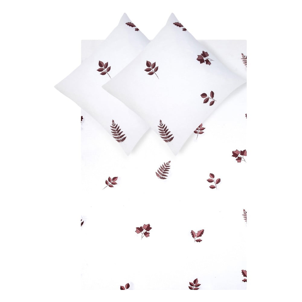 E-shop Biele flanelové obliečky na dvojlôžko Westwing Collection Fraser, 200 x 200 cm