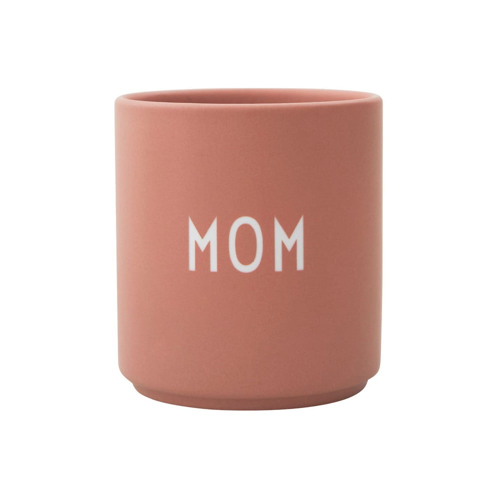 E-shop Ružový porcelánový hrnček Design Letters Favourite Mom