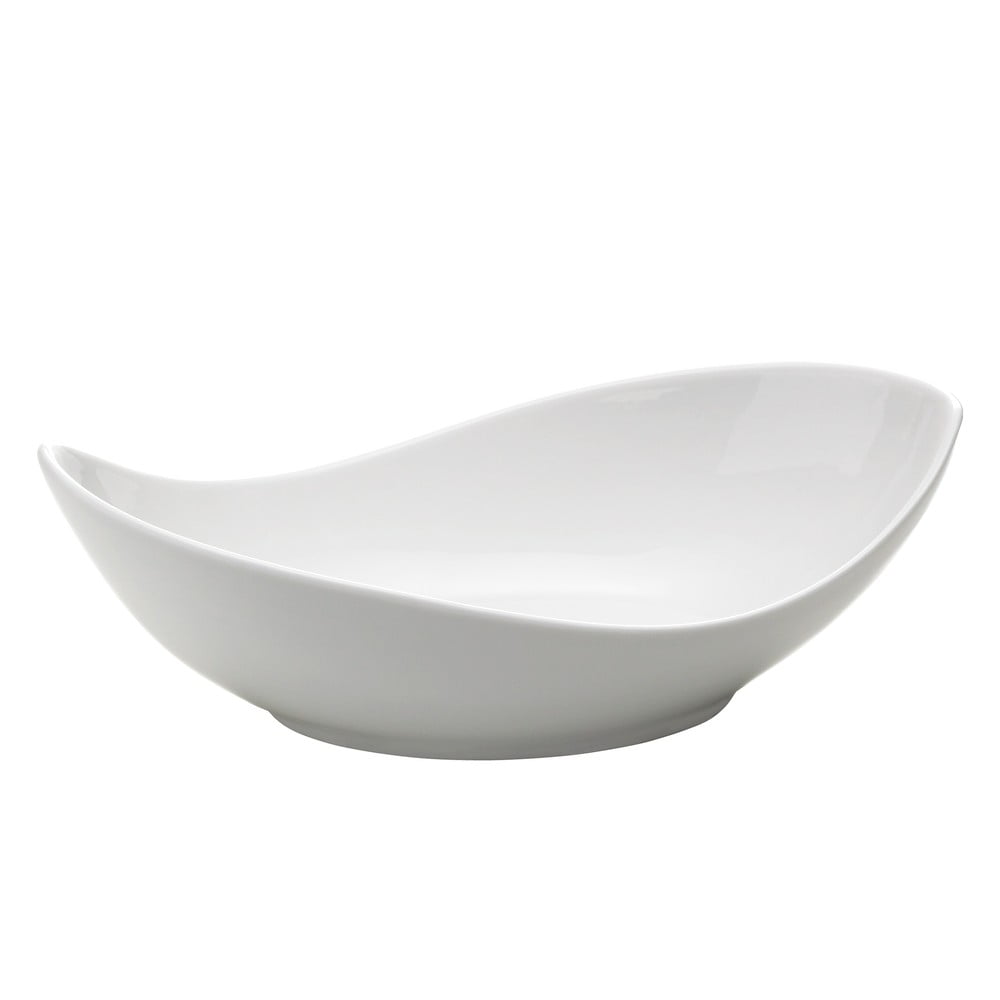 E-shop Biela porcelánová miska Maxwell & Williams Oslo, 23 x 11,5 cm