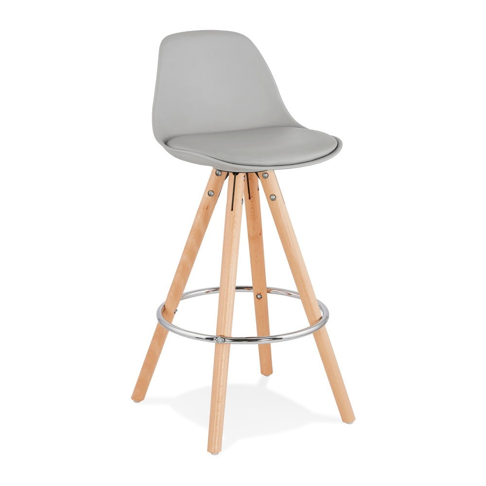Sivá barová stolička Kokoon Anau, výška 64 cm