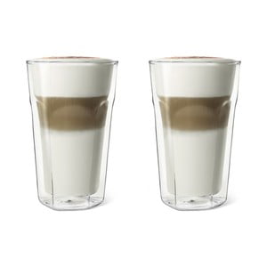 Sada 2 dvojstenných pohárov Bredemeijer Latte Macchiato, 350 ml