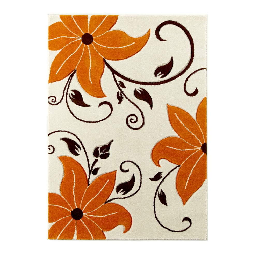 E-shop Béžovo-oranžový koberec Think Rugs Verona, 60 × 120 cm