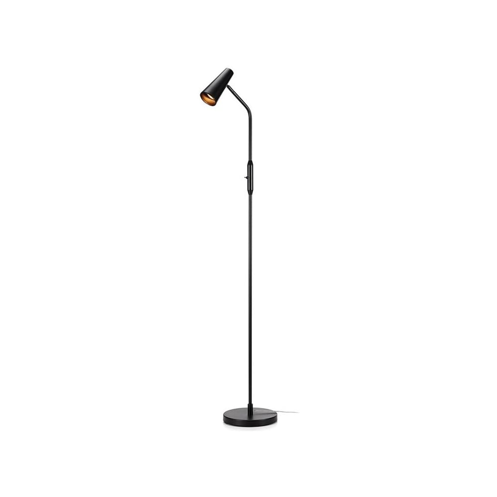 E-shop Čierna stojacia lampa Markslöjd Crest, výška 145 cm