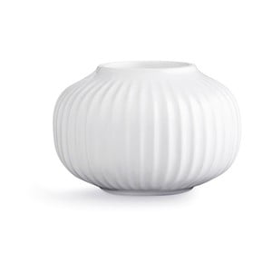Biely porcelánový svietnik na čajové sviečky Kähler Design Hammershoi, ⌀ 10 cm