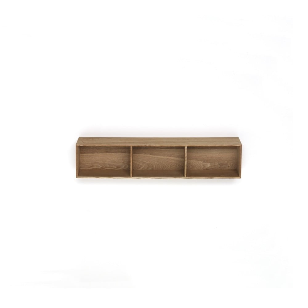 E-shop Polička s 3 úložnými priestormi Tomasucci Billa, 90 × 15 × 20 cm
