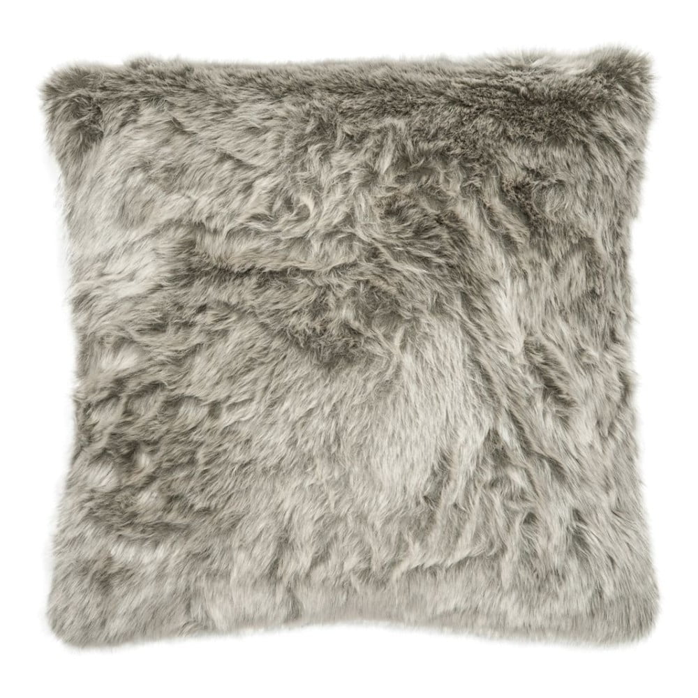 Vankúš Faux Fur Silver, 45x45 cm