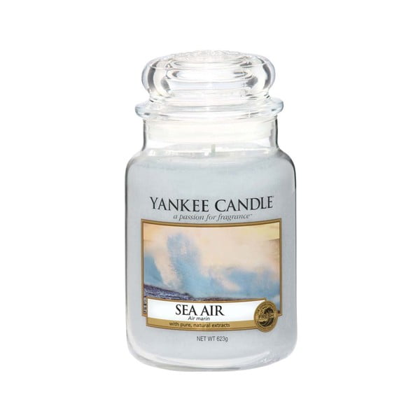 Vonná sviečka Yankee Candle Sea Air, doba horenia 110 h