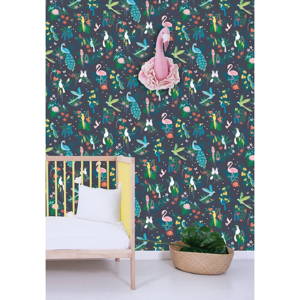 Detská tapeta 10 m x 50 cm Birds Carnival – Lilipinso