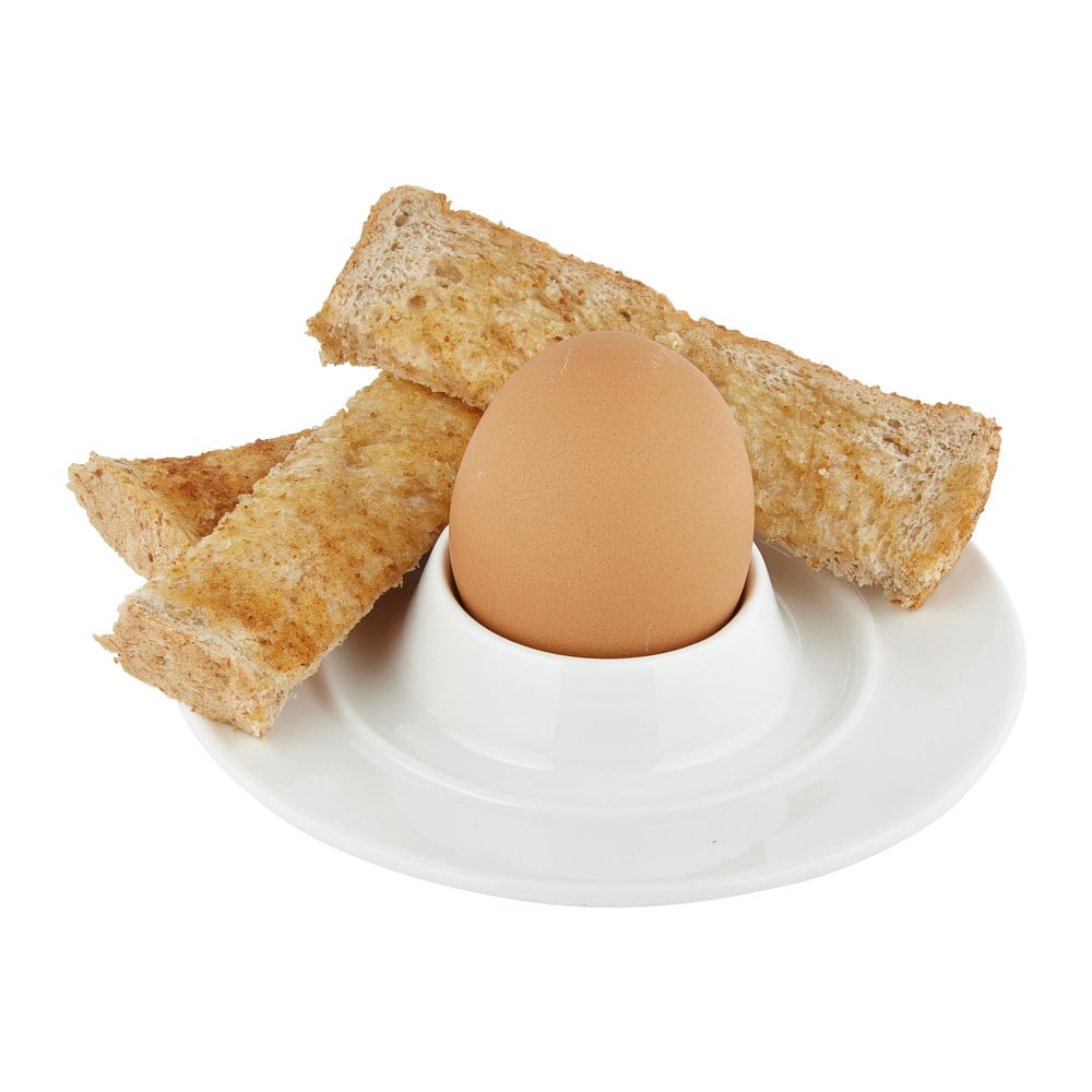 E-shop Biely porcelánový tanier na vajcia Mikasa Ridget