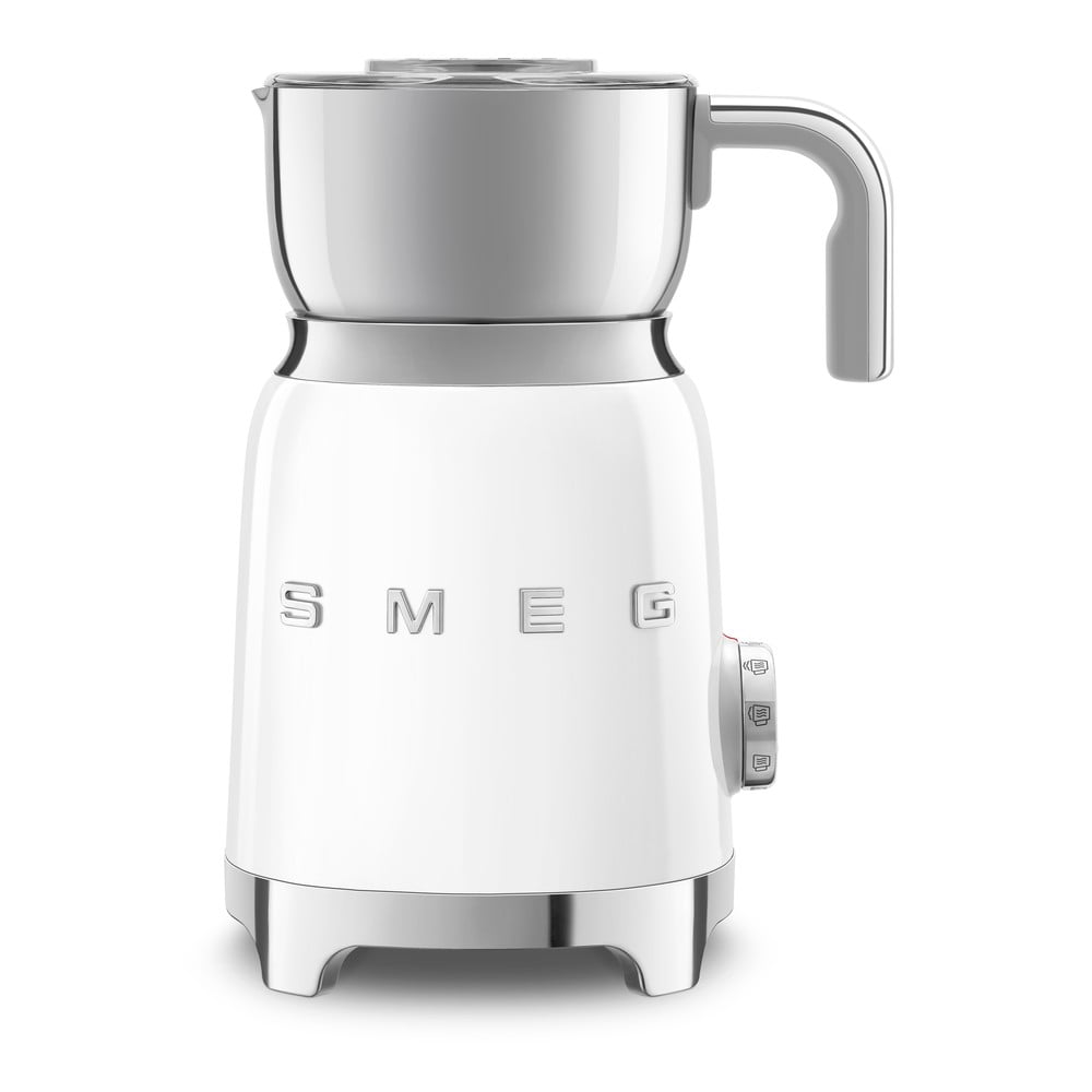 Biely elektrický šľahač mlieka Retro Style – SMEG