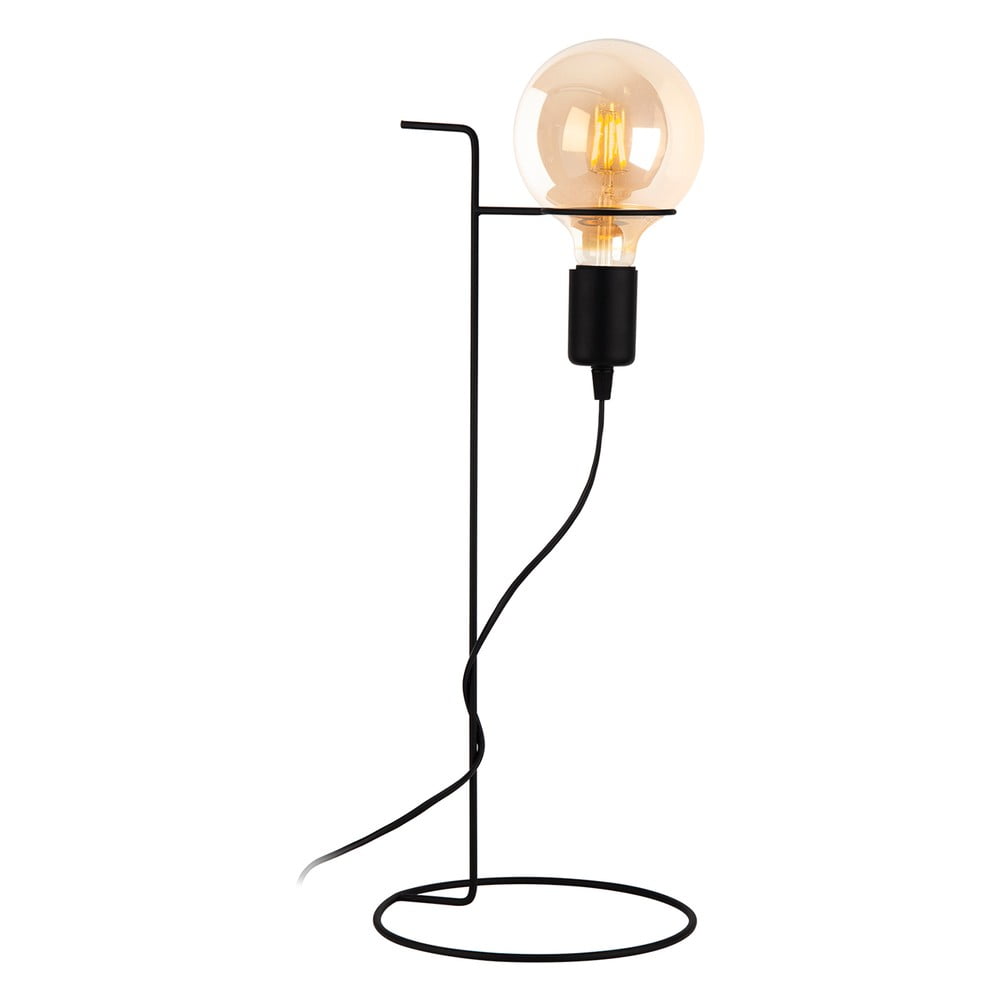 E-shop Čierna stolová lampa Squid Lighting Penta, výška 51 cm
