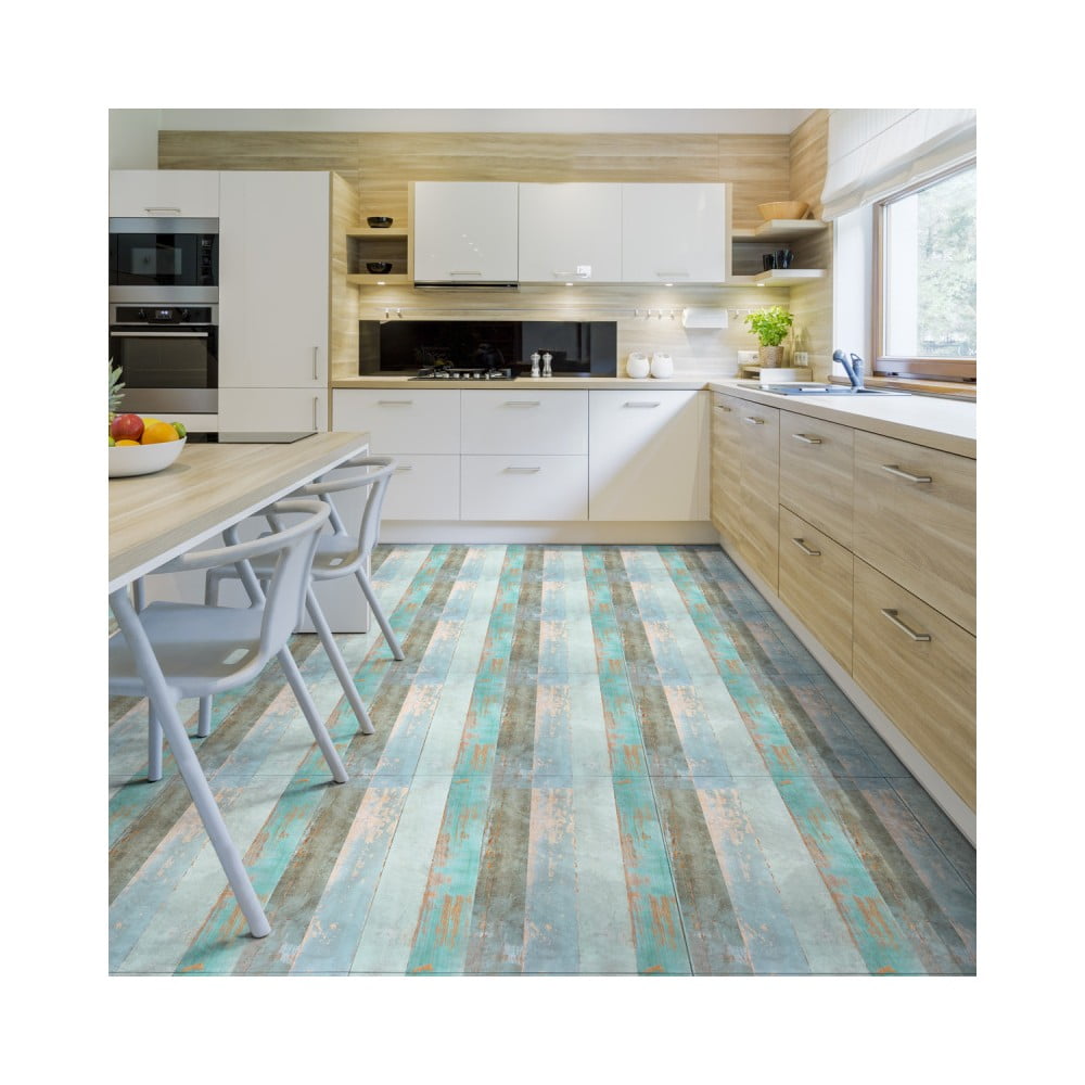 Obrázok Samolepka na podlahu Ambiance Floor Sticker Parquet Floor Cote dOpale, 90 × 60 cm