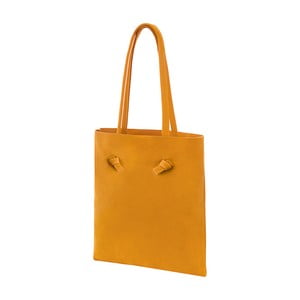 Oranžová kožená kabelka Woox Tegula