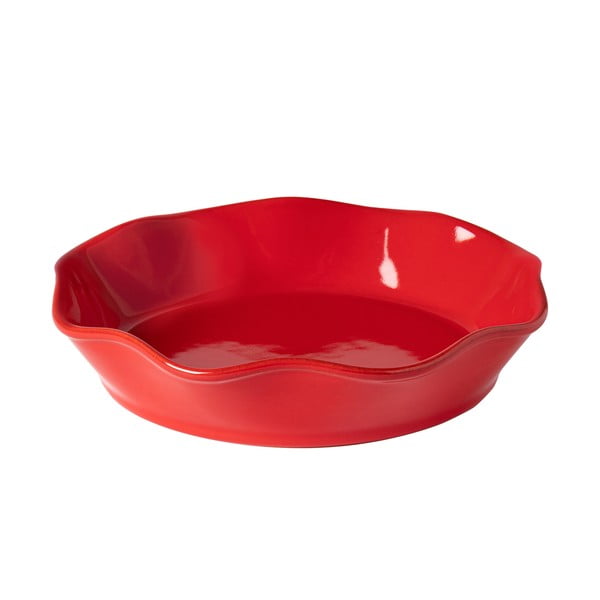 Červený kameninový hlboký tanier Casafina Cook & Host, ø 23 cm