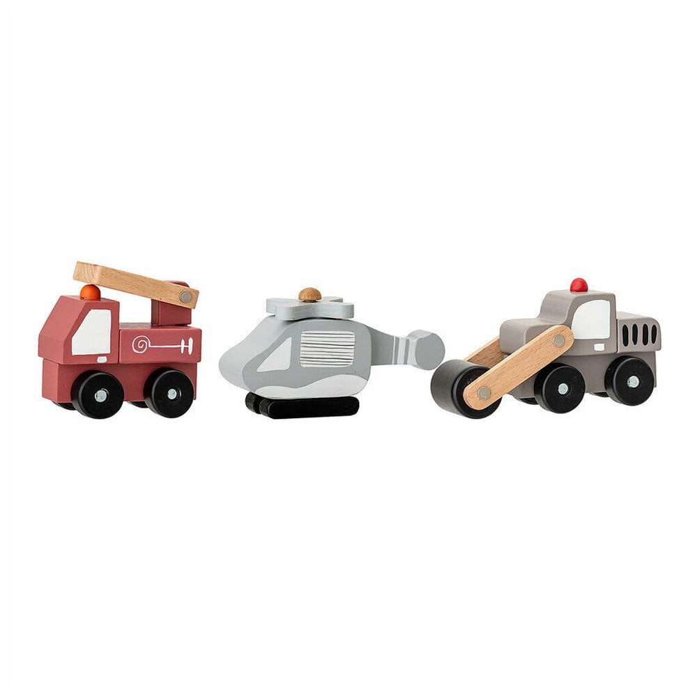 Obrázok Bloomingville Drevené hračky Toy Car set 3 kusov