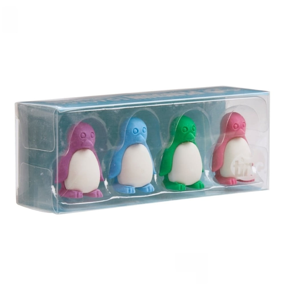 Sada 4 parfémovaných gúm TINC Penguins