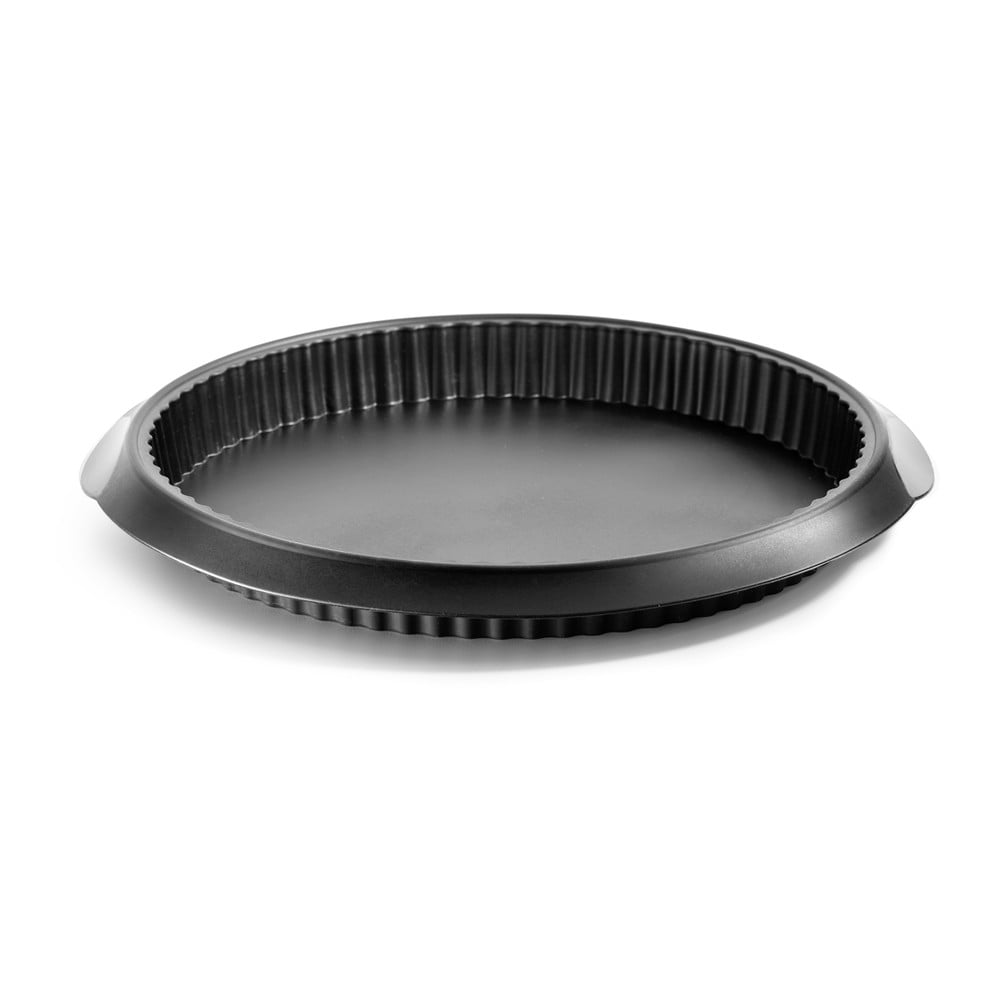 E-shop Čierna silikónová forma na quiche Lékué, ⌀ 28 cm