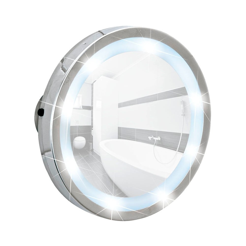 E-shop Kozmetické LED zrkadlo s prísavkou Wenko Mosso