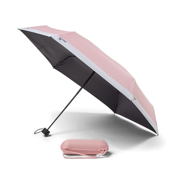 Ružový skladací dáždnik Pantone