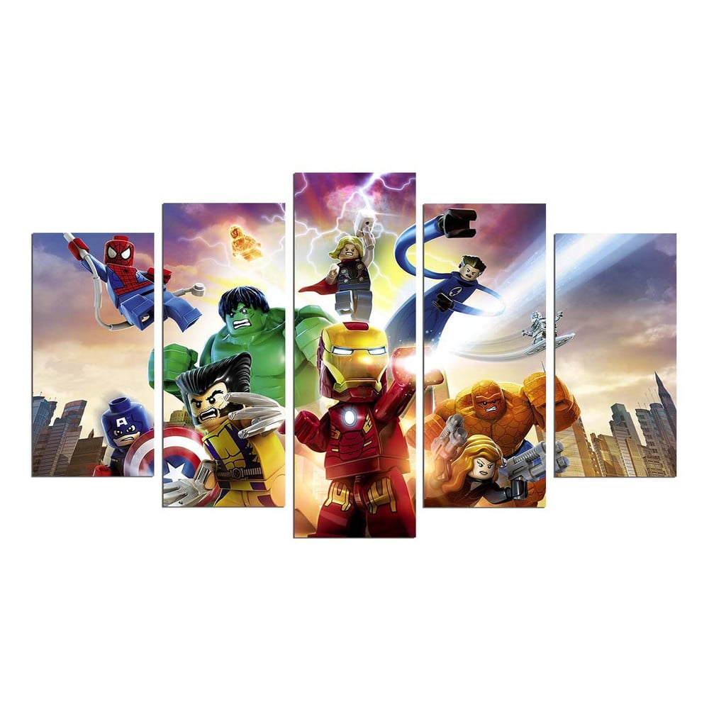 E-shop 5-dielny obraz Marvel