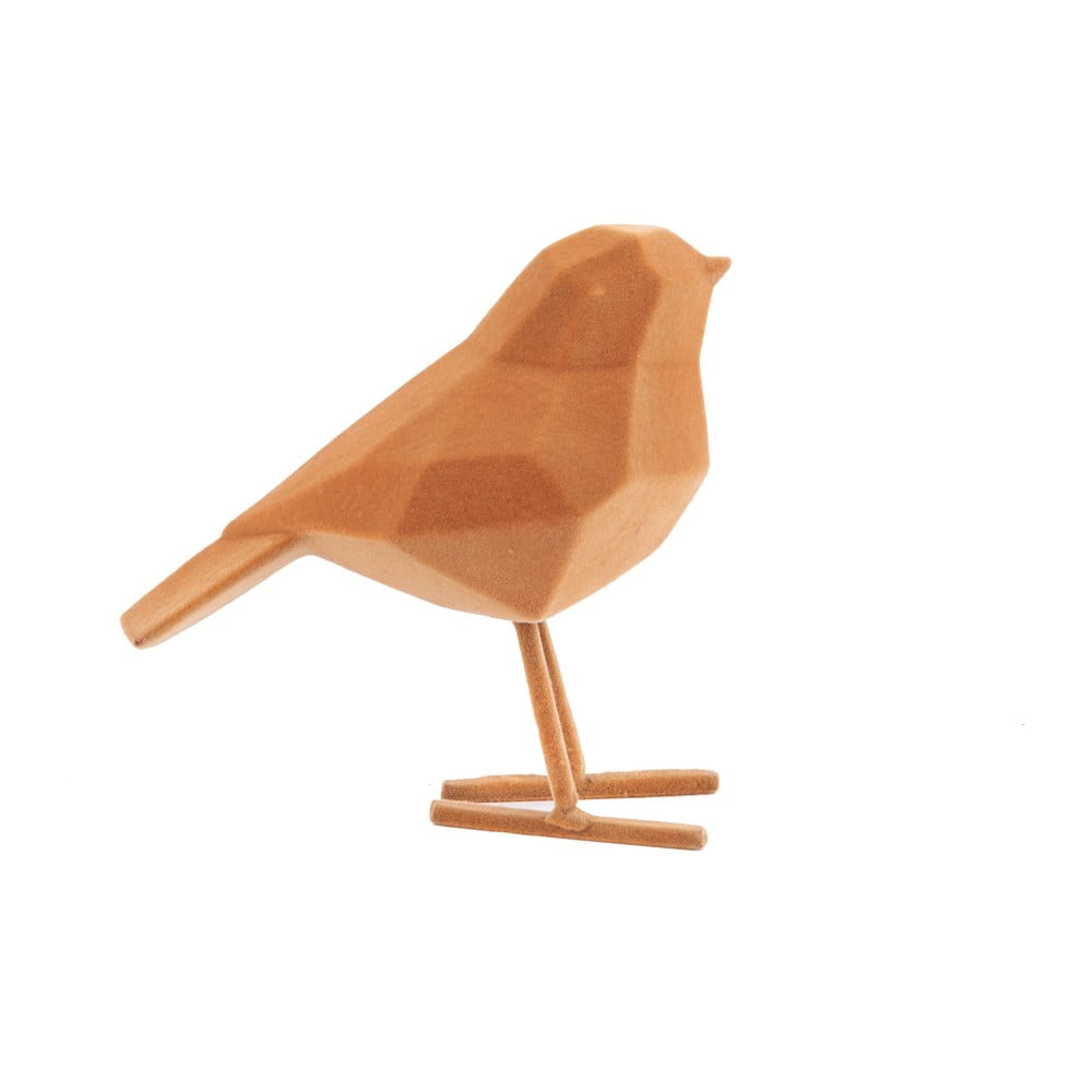 Hnedá dekoratívna figúrka PT LIVING Bird, výška 13,5 cm