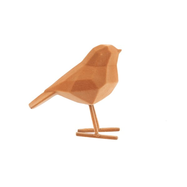 Hnedá dekoratívna figúrka PT LIVING Bird, výška 13,5 cm