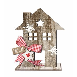 Drevená vianočná dekorácia PPD House Country Xmas, výška 20 cm