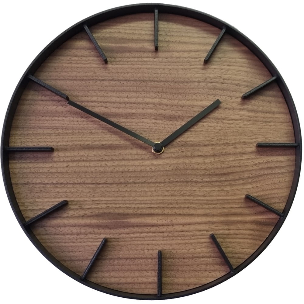 E-shop Nástenné hodiny YAMAZAKI RIn Oscuro, ⌀ 27 cm