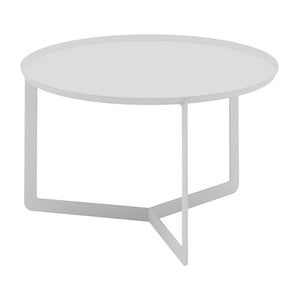 Biely konferenčný stolík MEME Design Round, Ø 60 cm