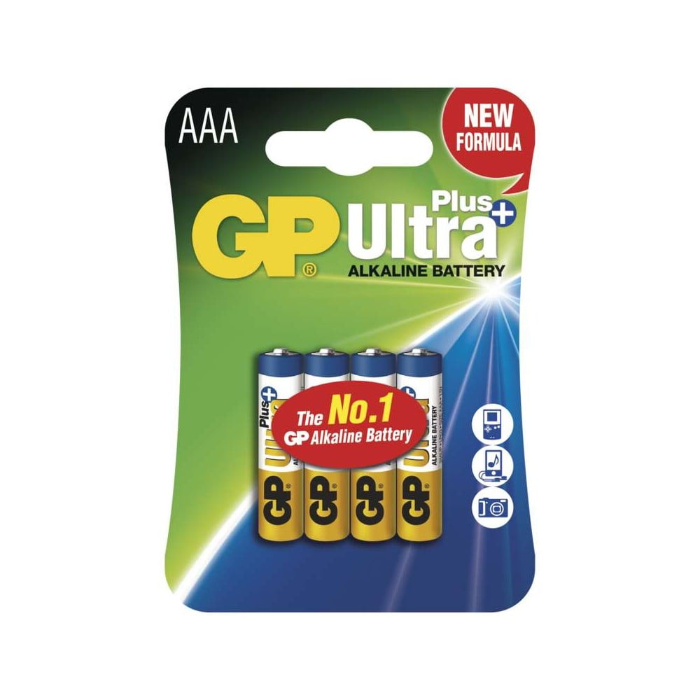 E-shop Súprava 4 alkalických baterií EMOS GP Ultra Plus AAA