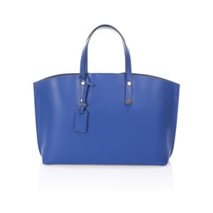 Modrá kožená kabelka Giulia Massari Nala