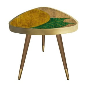 Príručný stolík Maresso Lemon Triangle, 45 × 45 cm
