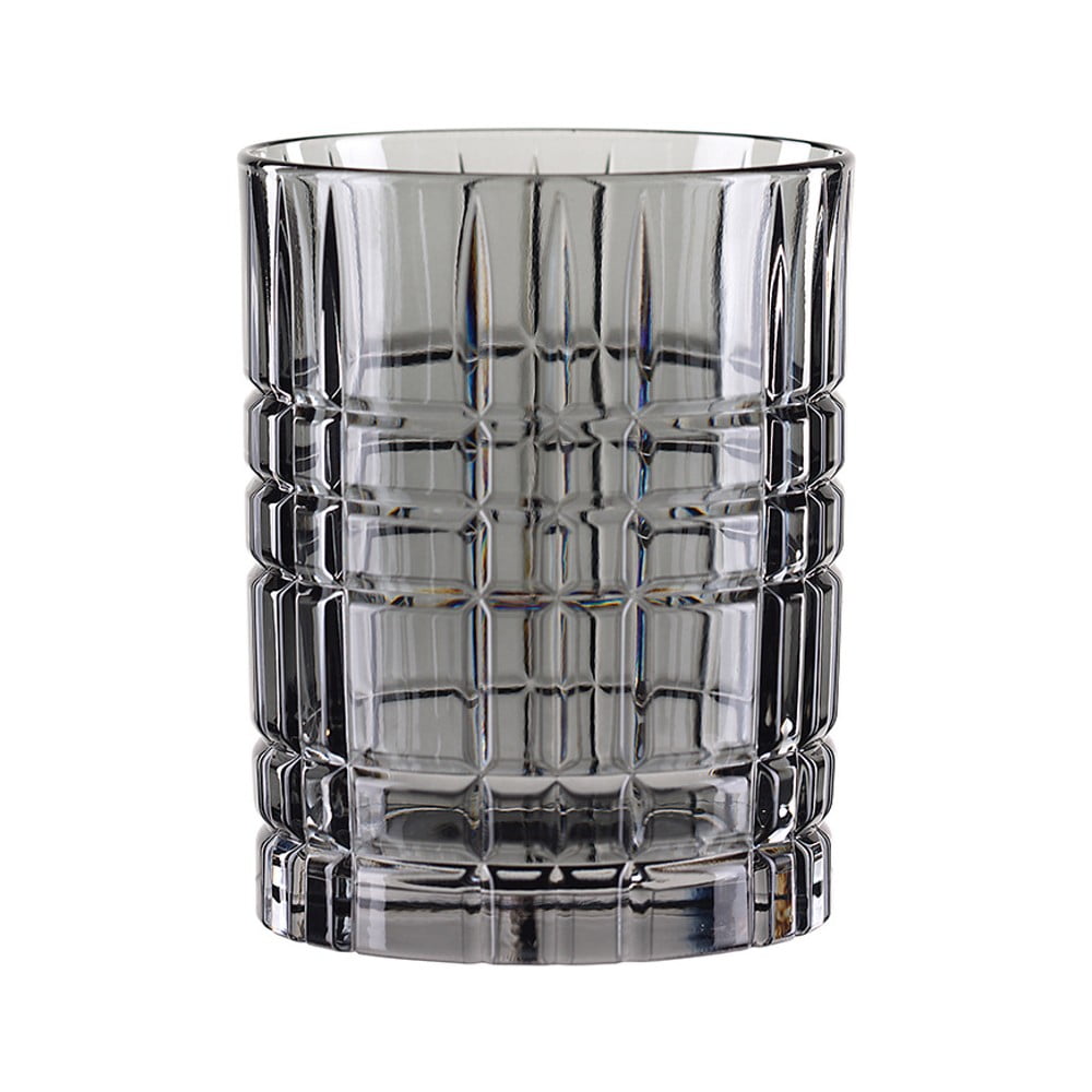 E-shop Sivý pohár na whisky z krištáľového skla Nachtmann Highland Smoke, 345 ml