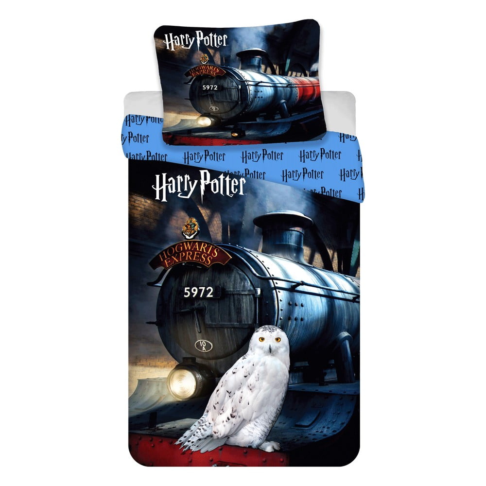 E-shop Detské bavlnené obliečky Jerry Fabrics Harry Potter, 140 x 200 cm