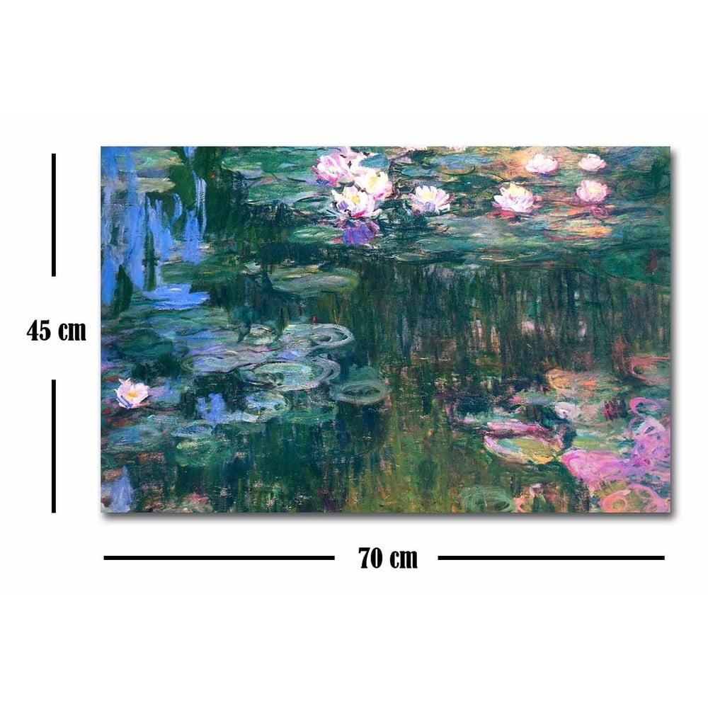 Obrázok Nástenná reprodukcia na plátne Claude Monet, 45 × 70 cm